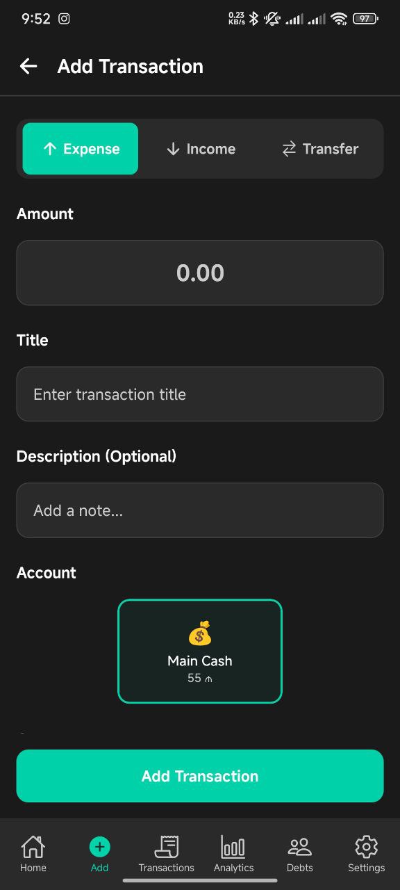 Add Transaction