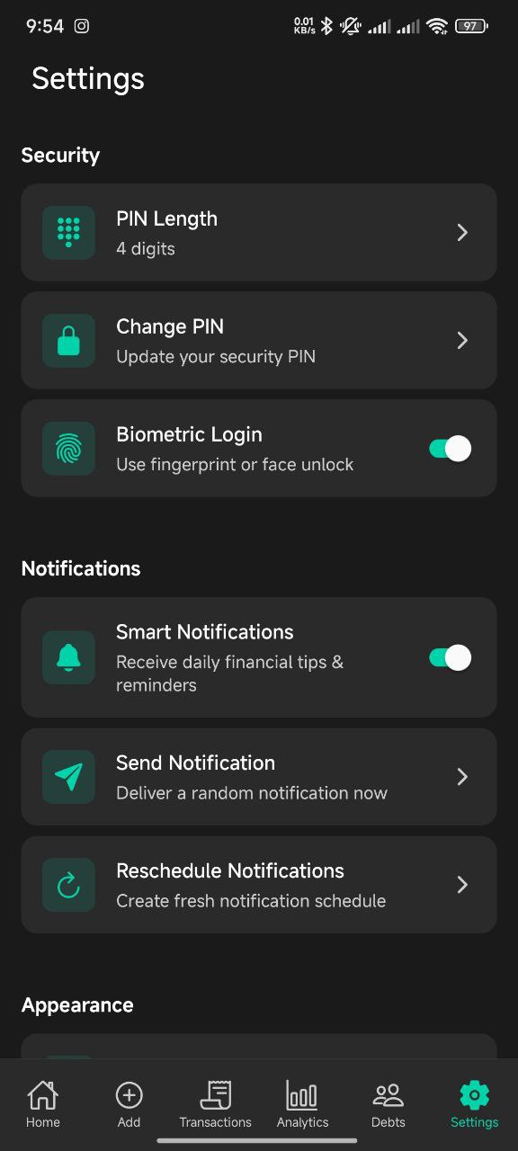 Settings Theme